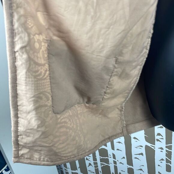 Chico’s NEW Lace Faux Suede 3/4 Sleeve Duster Jacket sz 0 - Picture 7 of 9